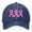 Navy, variant on Women Cancer Awareness Month Printed Washed Baseball Cap Outdoor Sports Hat Embroidered Ribbon Logo Snapback Black One Size