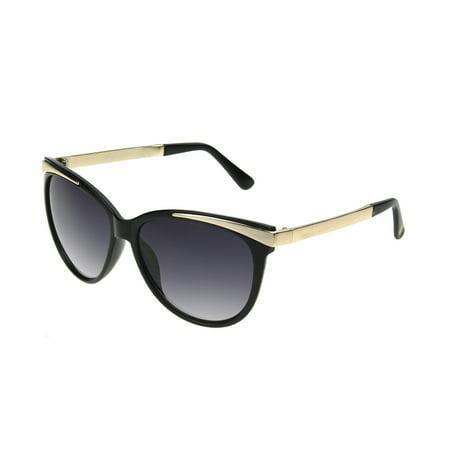 Foster Grant Women's Black Cat-Eye Sunglasses J12