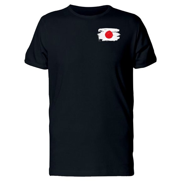 Grunge Pocket Flag Of Japan Tee Men's -Image by Shutterstock