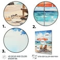 thumbnail image 3 of Designart "Scenic Vintage Beach Chairs I" Nautical & Beach Floater Framed Canvas Wall Art, 3 of 7