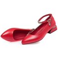 thumbnail image 3 of Chaussures de Mariée à Talon Bloc Légères pour Femmes, Talon Épais de Travail, Mode, Bride à la Cheville, 3 of 5