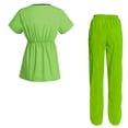 thumbnail image 2 of Women's Scrubs Set Scrub Top and Pants Scrubs Set, 2 of 3
