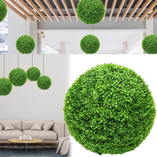 ¡Liquidación de flores artificiales! Planta artificial topiaria Meiiso, decorativa para jardín, patio, balcón y decoración del hogar. Bola de hierba de cacahuete*1, S