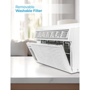 Commercial Cool Window Air Conditioner 8000 BTU, AC Window Unit Cools Up to 350 Square Feet, Window AC Unit with Full Function Remote Control, 3 Cooling Speeds and Fan Only Function, CWAM08W6C, White