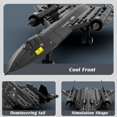 thumbnail image 3 of Gonli Stem Army Toys Us Air Force Sr-71 Aviones de reconocimiento Juegos de bloques de construcción para niños Aviones de combate Juguetes de construcción Regalos para niños (183 piezas), 3 of 5