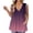 Purple, variant on Plus Size Tops for Women 4x-5x Trendy Deep V Neck Tank Shirts Gradient Print T-Shirt Sleeveless Blouses Dressy Casual Womens Clothing Navy 4XL