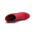 thumbnail image 4 of Bottines Rouges à Talon Épais avec Fermeture Éclair Latérale pour Femmes - 6 m US, 4 of 8