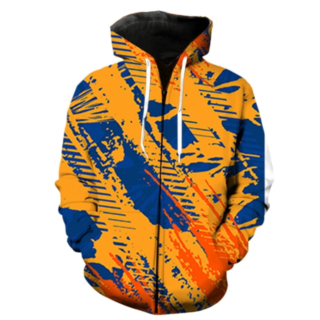 Traje de carreras para hombre, sudadera con cremallera, manga larga, estilo Harajuku, hip hop, divertida, con capucha, unisex, con estampado 3D para adolescentes