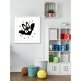thumbnail image 5 of Marmont Hill "Black Bunny Bat" by Katarina Snygg Framed Painting Print, 5 of 5