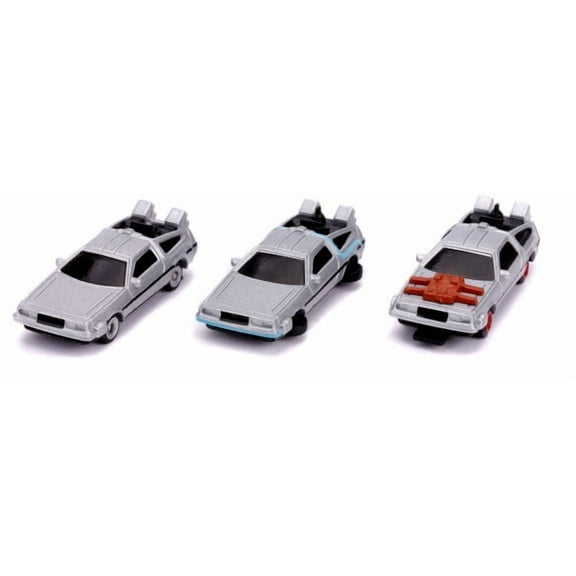 Jada Toys - Back to the Future - Nano Hollywood Rides - Diecast 3-Pack
