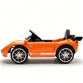 thumbnail image 3 of 6-Wheel All Terrain RC Car, 1:14 Scale High-Speed Off-Road Remote Control Truck, Durable Alloy Body Crawler w/Dual Motors & Suspension, 2.4GHz 4WD Electric Vehicle for Ages 8-12 and Adults, Orange, 3 of 5