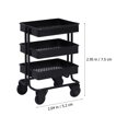 thumbnail image 3 of Miangastore Simulated Mini Cart Storage Cart Adornment for Mini House Movable Trolley Storage Rack Model, 3 of 8