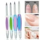 thumbnail image 4 of Lima de uñas de metal, atenuador de doble extremo, herramientas para decoración de uñas, limas para uñas, pedicura, recortador de cutículas para uñas naturales, 4 of 7