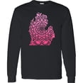 thumbnail image 3 of Inktastic Michigan Silhouette Mandala Long Sleeve T-Shirt, 3 of 5