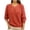 #Red 1, variant on Vynhevius Women V‑Neck Sweater Cable Knit Long Sleeve Loose Fit Casual Fall Winter Pullover Top