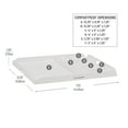 thumbnail image 3 of Mind Reader Coffee Station Serving Tray, 7 Pod Capacity, Countertop Organizer, Storage, White, 3 of 7