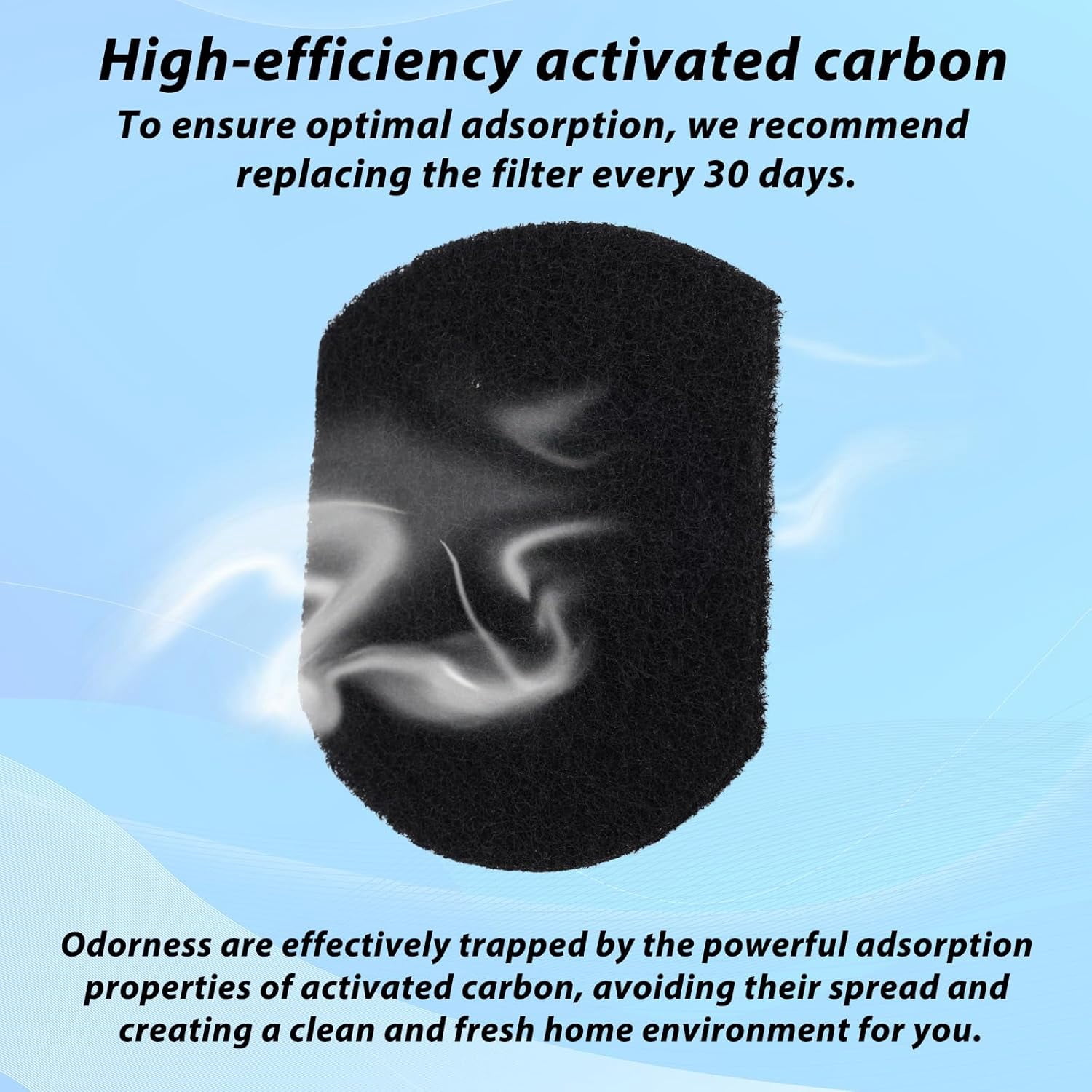 12pcs Diaper Pail Deodorizers for Ubbi Diaper Pail, Activated Charcoal Eliminator Odorness Absorbing Odor Absorber Filter Refill Accessories Parts for Keeping Home (Black)