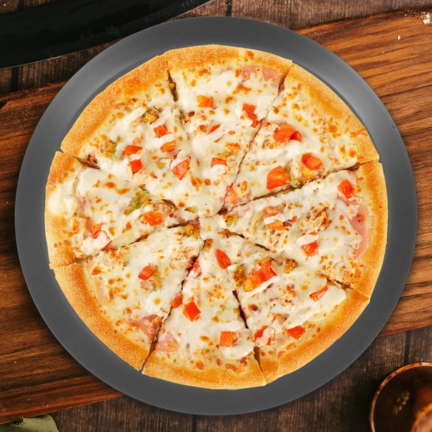 TEHAUX Pizza Pan Perforado Resistente Y Ideal Para Hornear Múltiples De Casa