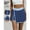 Navy Blue, variant on Top-kevin Women's High-Waisted Running Skirt with Built-in Shorts - Gym, Yoga, Cycling, Running Skirt - Non-See-Through Workout Skirt with Side Pockets