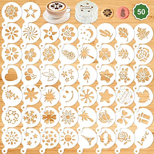 Dessert Coffee Decorating Molds Cappuccino Mousse Hot Chocolate Konsait 20Pack Baby Shower Cake Stencil Templates Decoration Reusable Baby Shower Cake Cookies Baking Painting Mold Tools Dessert Coffee Decorating Molds Cappuccino Mousse Hot Chocolate Konsait 20Pack Baby Shower Cake Stencil Templates Decoration Reusable Baby Shower Cake Cookies Baking Painting Mold Tools