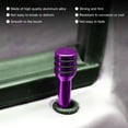 thumbnail image 5 of 4 Pcs Car Modification Door Lock Knobs, 0.47 x 1.96in Safety Vehicle Door Lift Bolt Accessories, Universal Automotive Door Lock Status Button Cover Replacement for Truck SUV (Purple), 5 of 6