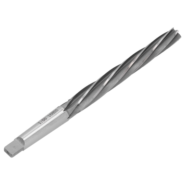 1:50 Escariador HSS Máquina Herramienta Cabeza pequeña 16 x 6 Hoja x Longitud de la hoja 160 x 2# Vástago cónico W4241