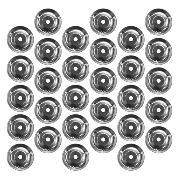 HOMEMAXS 50pcs Tambourine Bell Rings Percussion Parts Drum Cymbal Rings Cymbal Accessories for Drum Set for Various Drumming Scenarios
