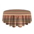 thumbnail image 5 of Round Waterproof Tablecloth 60×60 Inch, Boho Style Reusable Indoor/Outdoor Durable Table Cover for Party Kitchen Dinner Room Decor, 5 of 6