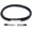 black 2mm diameter - 18 inch, variant on Leather Necklace Cord, 18inch-24inch Waterproof Rope Necklace for Men Women, 316L Stainless Steel Clasp, 2，3mm Width Leather Necklaces for Mens(18 inch)[n2068]