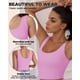 thumbnail image 3 of Crop Top AURUZA sin mangas con espalda racer XL rosa oscuro, 3 of 6
