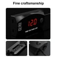 thumbnail image 2 of 2 in 1 Motorcycle Voltmeter LED IP67 Waterproof Voltage Riding Time Clock Meter Electronic Tester Clock Motor Volt Gauge Outdoor Detector Blue Light, 2 of 9