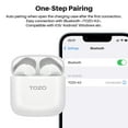 thumbnail image 6 of TOZO Mini Wireless Bluetooth V5.3 Earbuds, Noise Reduction Mics, 22H Playtime, IPX4 Waterproof, in-Ear Headphones, 6 of 9