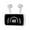 White, variant on CASAFUN Fully Wireless Bluetooth 5.2 Rechargeable Earbud Headphones with Microphone, Powerful Surround Stereo Bass and Passive Noise Cancelling for Home Work Sports