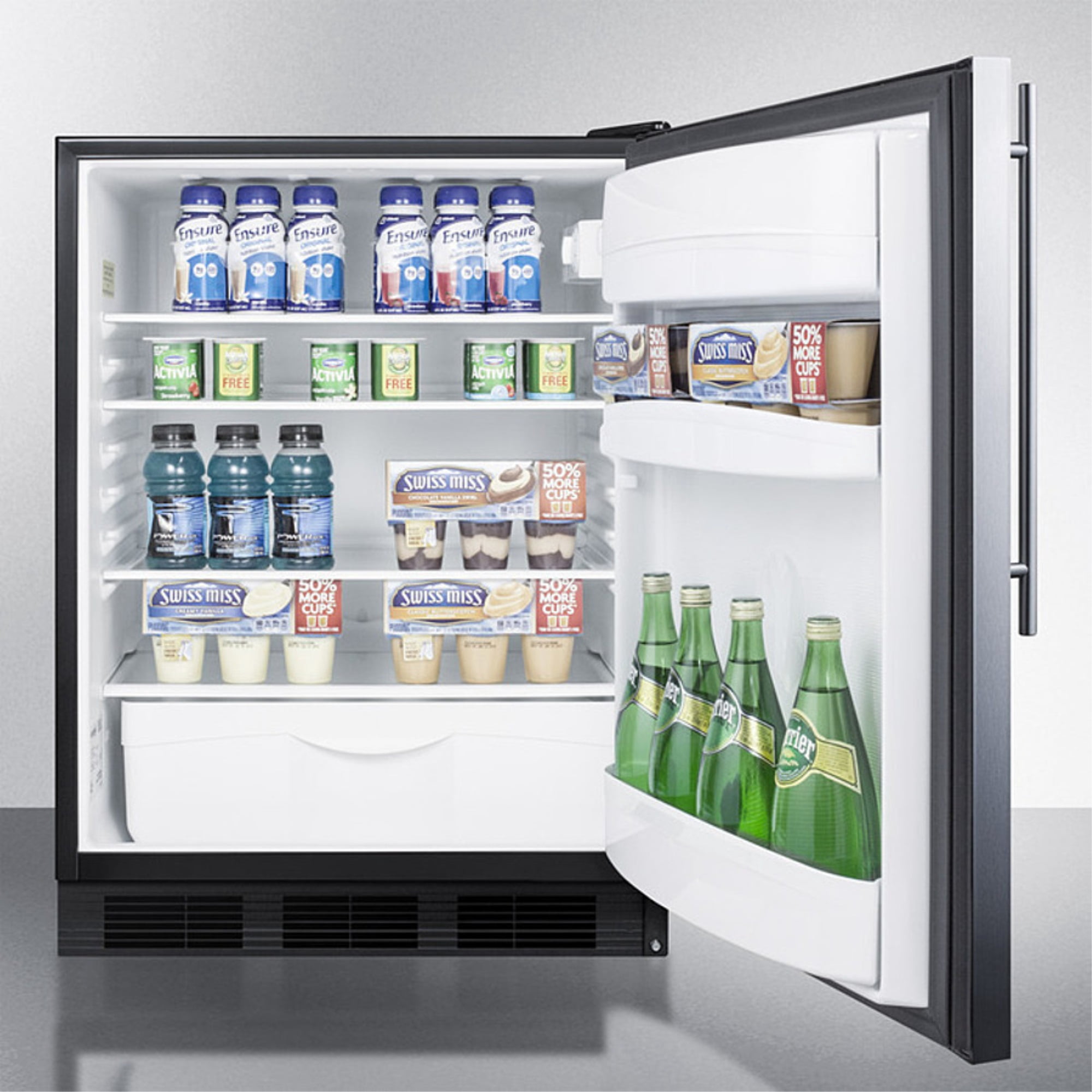 Accucold Commercial Built-in Undercounter, ADA Medical - General Purpose Refrigerator FF6BKBI7SSHVADA
