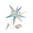 thumbnail image 1 of CLÁSICA ESTRELLA DE BELEN Lámpara led navideña, diseño minimalista 3D, acabado Rainbow, multicolor, ideal para interiores y exteriores, los leds mantienen su temperatura neutral., 1 of 6