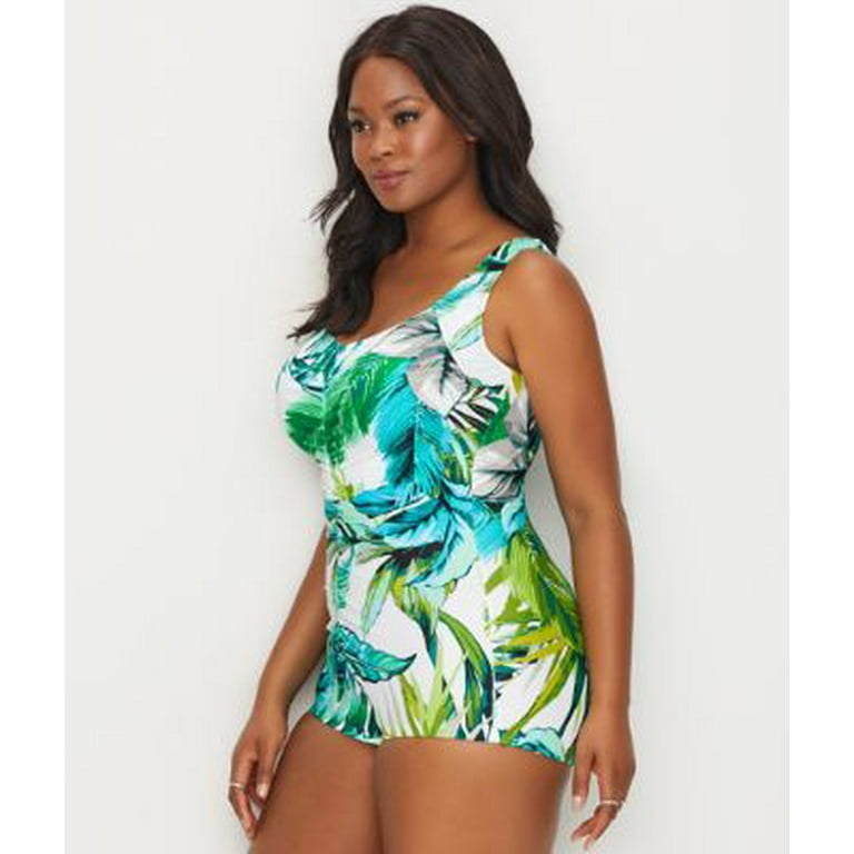 Maxine of Hollywood Plus Size Girl Leg One Piece Walmart