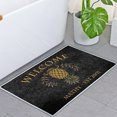 thumbnail image 3 of Alfombra de suelo de estilo americano estilo piña, alfombra de baño para cocina, alfombrilla antideslizante para el hogar, alfombrilla absorbente para puerta Wmkox1008yii hfskjfh1001, 3 of 3
