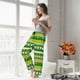 thumbnail image 5 of Fotbe St. Patrick's day in green colors Pantalones de Pijama para Mujer, Pantalones de Dormir, Pantalones Pj con Cordón y Bolsillos-Large, 5 of 6