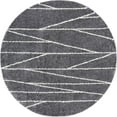 thumbnail image 2 of Rugs.com Serenity Shag Collection Rug – 10 Ft Round Gray Shag Rug Perfect For Kitchens, Dining Rooms, 2 of 4