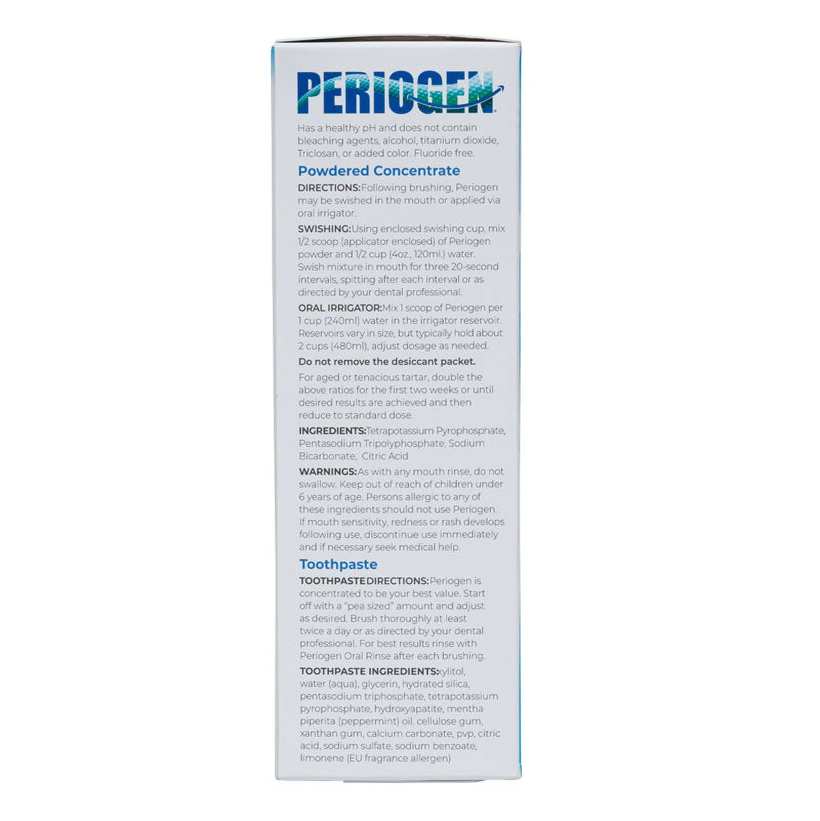 Periogen Starter Kit - Your Best Value on Periogen Oral Care! (Photo depicts kit Contents)  USD$3495USD$34.95