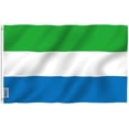 thumbnail image 2 of (2 pack) Anley 3x5 feet Sierra Leone flag - Sierra Leonean Flags, 2 of 7