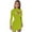 fluorescent green, variant on Aoochasliy Fall Dresses for Women Spring summer long sleeve open chest nightclub solid dress