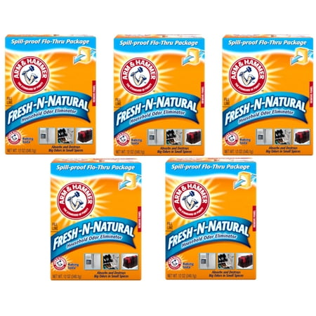5 Pack - Arm & Hammer Fresh-N-Natural Odor Absorber, 12 oz
