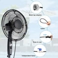thumbnail image 5 of Kit Nebulización Ventilador para Patio Exterior, Nebulizadores Agua para Enfriar Enfriamiento Nebulización Ventilador Exterior Línea Nebulización 26,3 Pies, 5 of 5