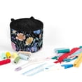 thumbnail image 3 of HELLHERO Sewing Machine Pad Butterfly and Florals with 4 Pockets Easy to Clean Washable Dustproof Mat, 3 of 5