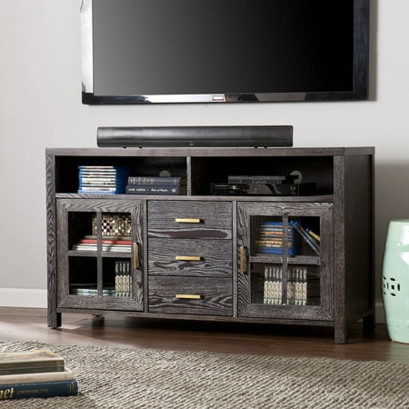 Southern Enterprises Konwick Weathered Dark Gray TV Stand 