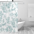 thumbnail image 2 of Coolnut Bird Pattern Bathroom Waterproof Shower Curtain Set Bathtub Curtain with 12 Hooks for Bathroom Decor,Hotel,Room,60"x 72", 2 of 6