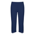 thumbnail image 6 of yillto Womens Yoga Capris Pants Lace Hem Fashion High Waist Workout Gym Cropped Leg Leggings Clothes, 6 of 6