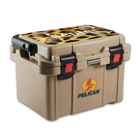 Unique Ice Chest MightySkins Skin For Pelican 20 qt Cooler Lid | Protective, Durable, and Unique Vinyl Decal wrap cover | Easy To Apply, Remove, and Change Styles | Made in the USA ()