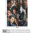 thumbnail image 2 of Cool #1 Pedro Pascal Blanket Ultra Soft Flannel Fleece Blanket Stylish Bedroom Living Room Sofa Warm Blanket All Season Use 30"*40"（76 * 100cm）, 2 of 6